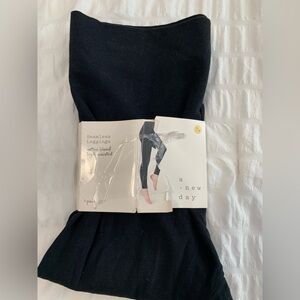 NIB a new day Black Seamless Leggings